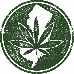 New Jersey State Marijuana Cannabis Rubber Stamp